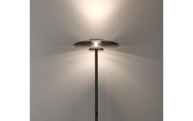 LED-Stehleuchte Pure-Vitrum, grau/rauchfarbig, inkl. Dimmfunktion