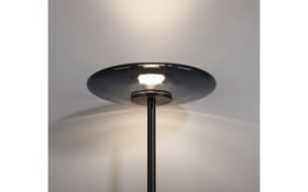 LED-Stehleuchte Pure-Vitrum, grau/rauchfarbig, inkl. Dimmfunktion