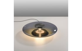 LED-Tischleuchte Pure-Vitrum, grau/rauchfarbig, inkl. Dimmfunktion