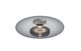 LED-Tischleuchte Pure-Vitrum, grau/rauchfarbig, inkl. Dimmfunktion