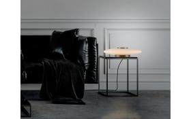LED-Tischleuchte Pure-Vitrum, dunkelbraun, inkl. Dimmfunktion
