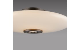 LED-Deckenleuchte Pure-Vitrum, dunkelbraun, inkl. Dimmfunktion