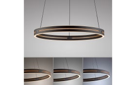 LED-Pendelleuchte Pure-Loop, schwarz, inkl. CCT und Memory Funktion
