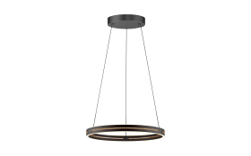 LED-Pendelleuchte Pure-Loop, schwarz, inkl. CCT und Memory Funktion