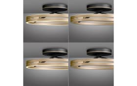 LED-Deckenleuchte Pure-Loop, schwarz, inkl. CCT und Memory Funktion