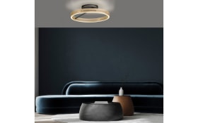 LED-Deckenleuchte Pure-Loop, schwarz, inkl. CCT und Memory Funktion