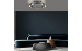 LED-Deckenleuchte Pure-Loop, anthrazit, inkl. CCT und Memory Funktion
