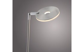 Akku-LED-Standleuchte Mondo Lumana, stahlfarbig, inkl. CCT und Memoryfunktion