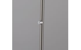 Akku-LED-Standleuchte Mondo Lumana, stahlfarbig, inkl. CCT und Memoryfunktion