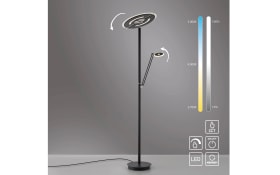 LED-Standleuchte Mondo Rimo, anthrazit, inkl. CCT und Memoryfunktion