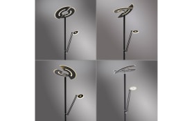 LED-Standleuchte Mondo Rimo, anthrazit, inkl. CCT und Memoryfunktion