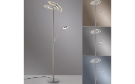 LED-Standleuchte Mondo Rimo, stahl, inkl. CCT und Memoryfunktion