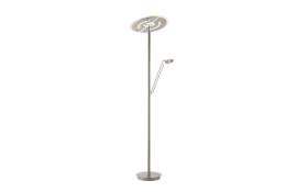 LED-Standleuchte Mondo Rimo, stahl, inkl. CCT und Memoryfunktion
