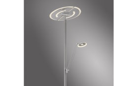LED-Standleuchte Mondo Rimo, stahl, inkl. CCT und Memoryfunktion