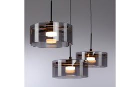 LED-Pendelleuchte Mondo Karena, schwarz, 3-flammig, inkl. Memoryfunktion