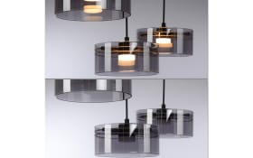 LED-Pendelleuchte Mondo Karena, schwarz, 3-flammig, inkl. Memoryfunktion