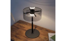 LED-Tischleuchte Mondo Karena, schwarz, inkl. Dimmfunktion