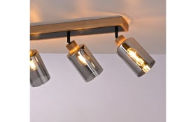Deckenleuchte Monika, holz, 4-flammig