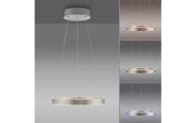 LED-Pendelleuchte Anillo, stahl, inkl. CCT und Memoryfunktion