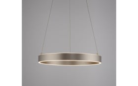 LED-Pendelleuchte Anillo, stahl, inkl. CCT und Memoryfunktion