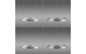 LED-Pendelleuchte Anillo, stahl, inkl. CCT und Memoryfunktion