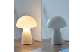 Tischleuchte Fungo, weiß, 15,5 cm