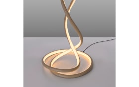 Stehleuchte Twist, sandfarbig, inkl. Dimmfunktion