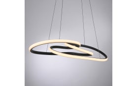 LED-Pendelleuchte Twist, schwarz, inkl. Memoryfunktion