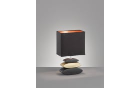 Tischleuchte Liner, goldfarbig/schwarz, 29 cm