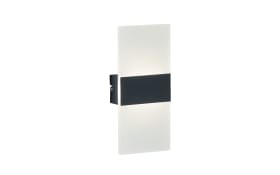LED-Wandleuchte Foder, schwarz, 27 cm