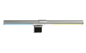 LED-Monitor-Klemmleuchte Screen, silber, 40,5 cm