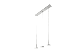 LED-Pendelleuchte Dunk, Aluminium, 3-flammig, 65 cm