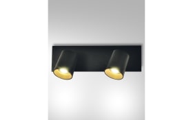 Deckenleuchte Modo, schwarz, 2-flammig, 35 cm
