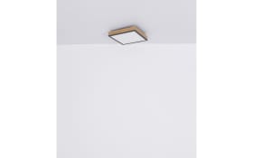 LED-Deckenleuchte CCT Doro, holz/graphit, 45 cm