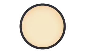 LED-Deckenleuchte Sapana, schwarz, 29,4 cm