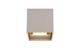 LED-Wandleuchte Veronika sandfarbig