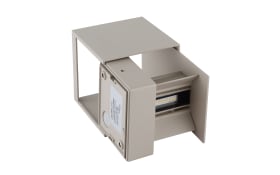 LED-Wandleuchte Veronika sandfarbig