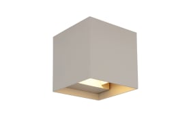 LED-Wandleuchte Veronika sandfarbig