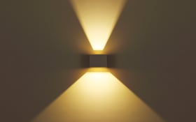 LED-Wandleuchte Veronika sandfarbig