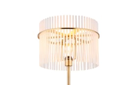 Standleuchte Gorley, goldfarbig, 152 cm