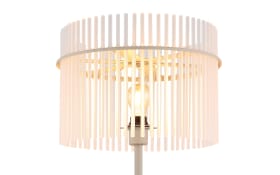 Standleuchte Gorley, beige, 152 cm
