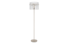 Standleuchte Gorley, beige, 152 cm