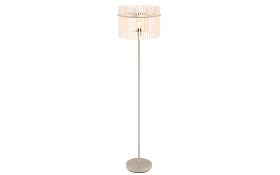 Standleuchte Gorley, beige, 152 cm