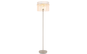 Standleuchte Gorley, beige, 152 cm