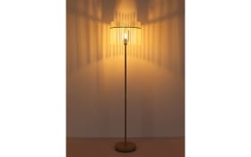 Standleuchte Gorley, beige, 152 cm
