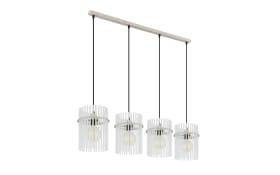 Pendelleuchte Gorley, beige, 4-flammig, 110 cm