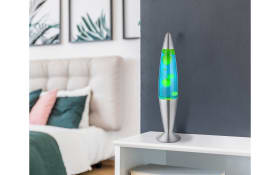 Magmaleuchte 2861S, blau/gelb