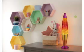 Magmaleuchte 2862, orange/gelb