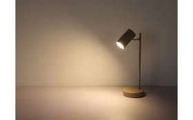 Tischleuchte Robby, sandfarbig