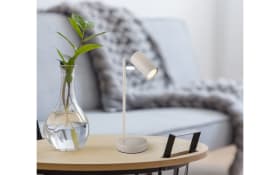 Tischleuchte Robby, sandfarbig